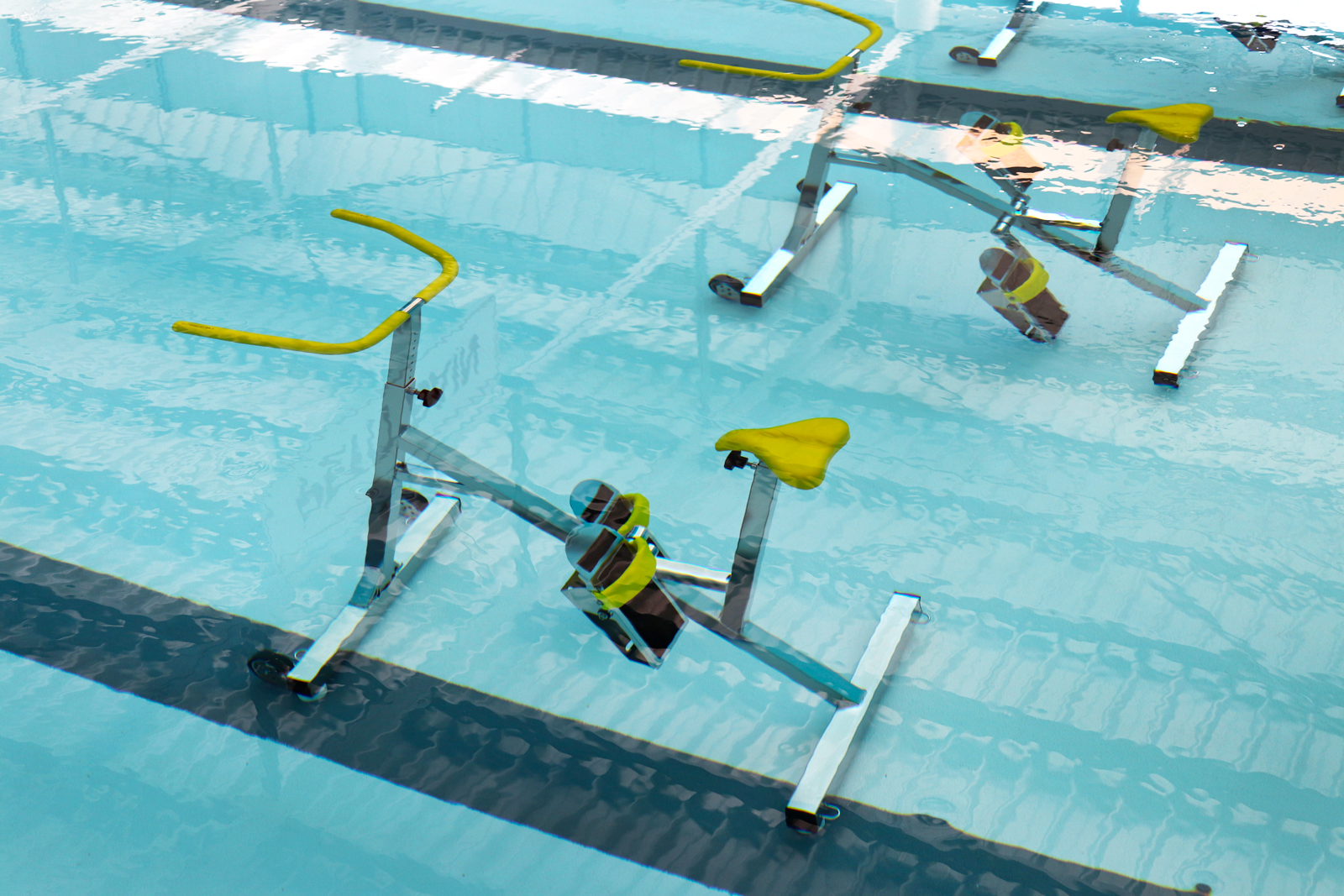 Photo d'un cours d'aquabike